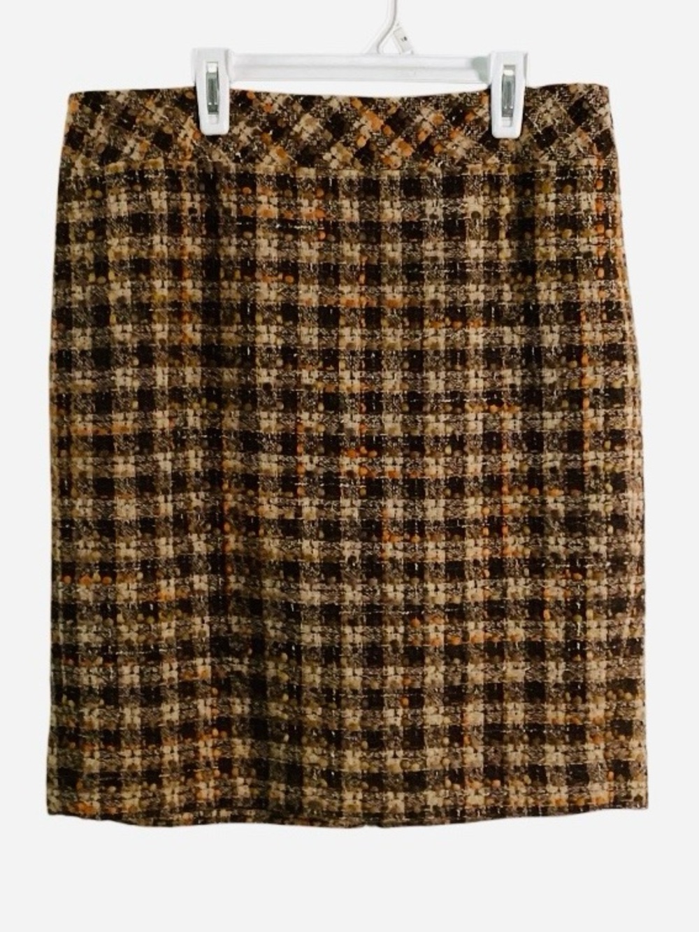 Ann Taylor Loft Wool Tweed Skirt 10 Petite